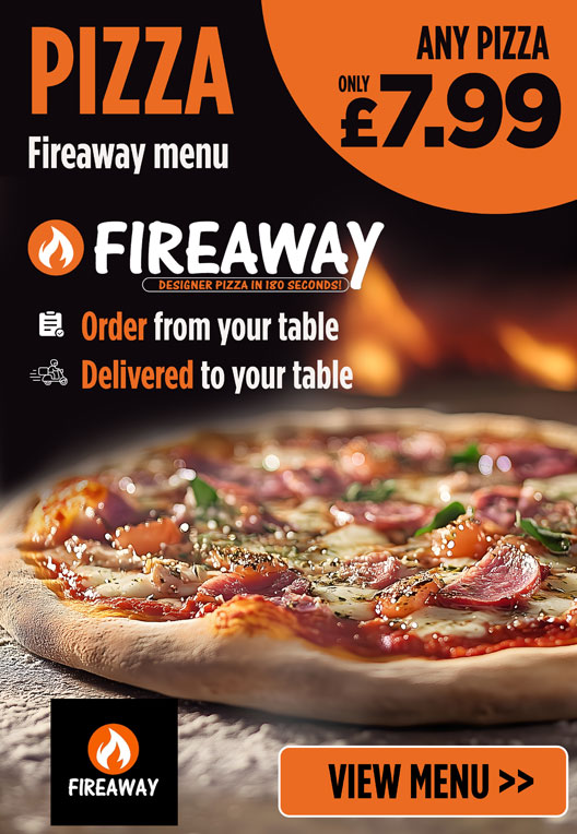 pizza menu Sunningdale